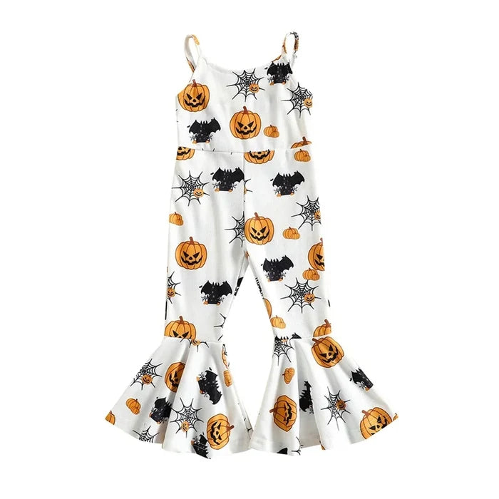 SPOOKY HALLOWEEN Bellbottom Jumpsuit