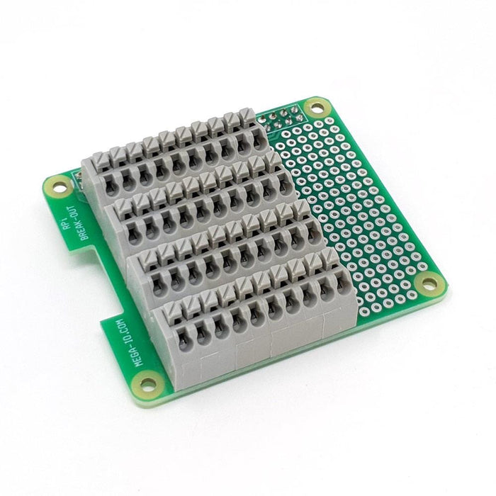 Spring-Loaded Terminal Breakout Board for Raspberry Pi by Sequent - The Pi Hut