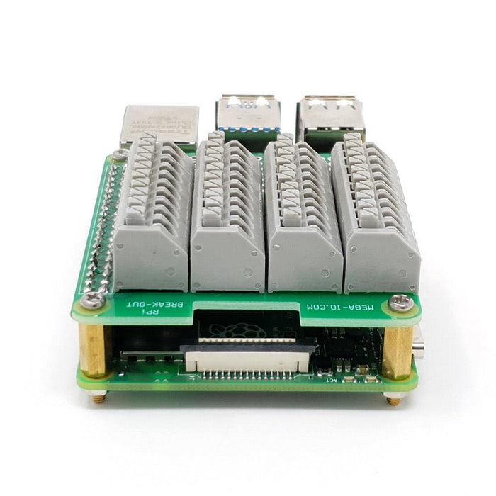 Spring-Loaded Terminal Breakout Board for Raspberry Pi by Sequent - The Pi Hut
