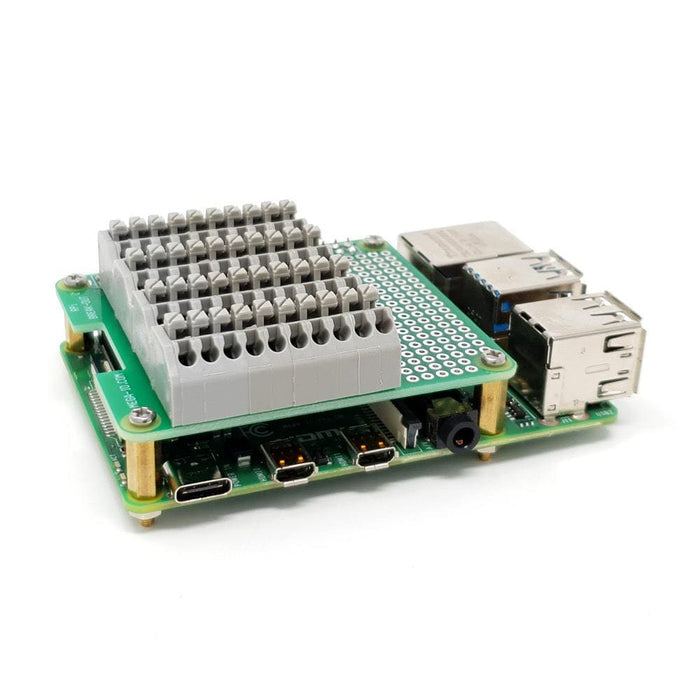 Spring-Loaded Terminal Breakout Board for Raspberry Pi by Sequent - The Pi Hut
