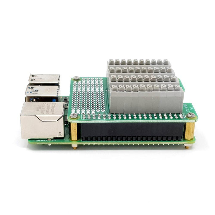 Spring-Loaded Terminal Breakout Board for Raspberry Pi by Sequent - The Pi Hut