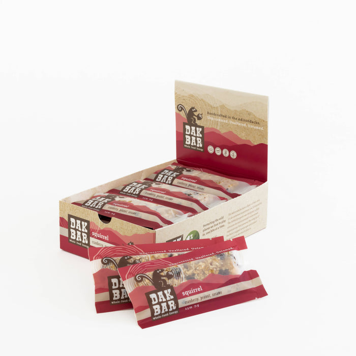 Squirrel Bar - Peanut, Cranberry & Sesame Seed Snack Bar