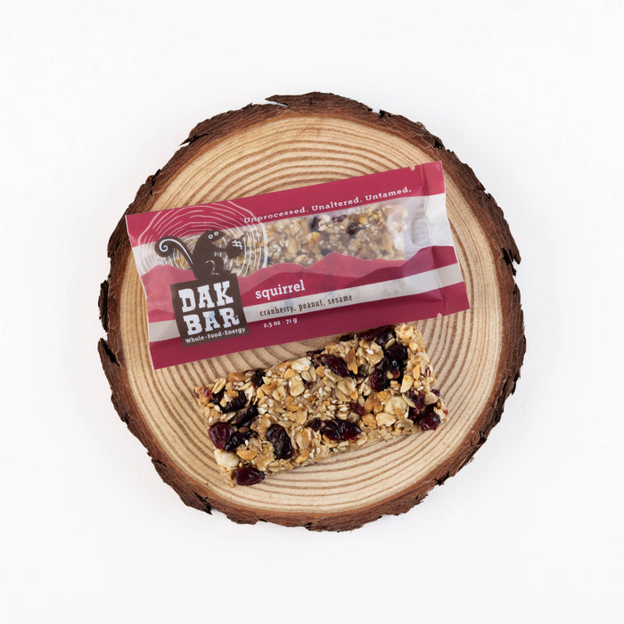 Squirrel Bar - Peanut, Cranberry & Sesame Seed Snack Bar