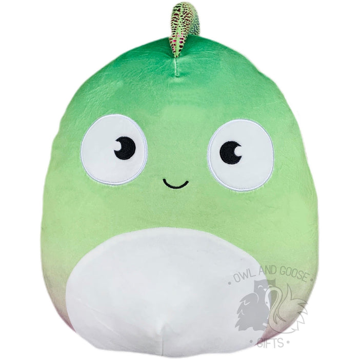 Squishmallow 12 Inch Denton the Chameleon Plush Toy - Owl & Goose Gifts