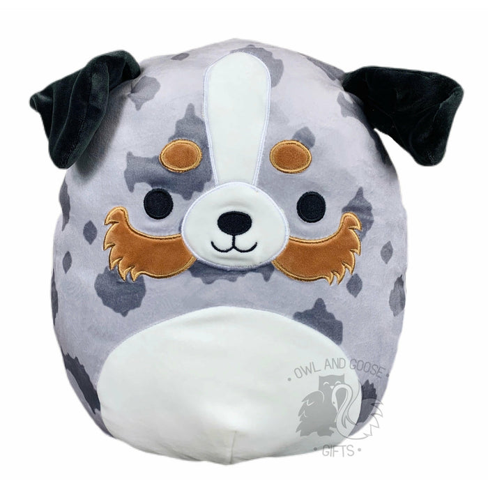 Squishmallow 12 Inch Raylor the Australian Shepherd Plush Toy - Owl & Goose Gifts