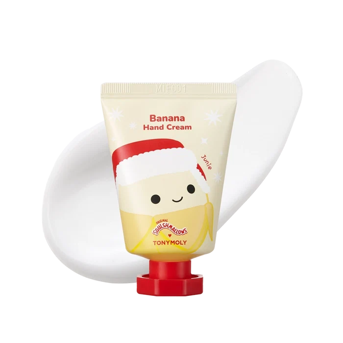 Squishmallow X TONYMOLY Junie's Banana Holiday Hand Cream