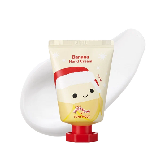 Squishmallow X TONYMOLY Junie's Banana Holiday Hand Cream