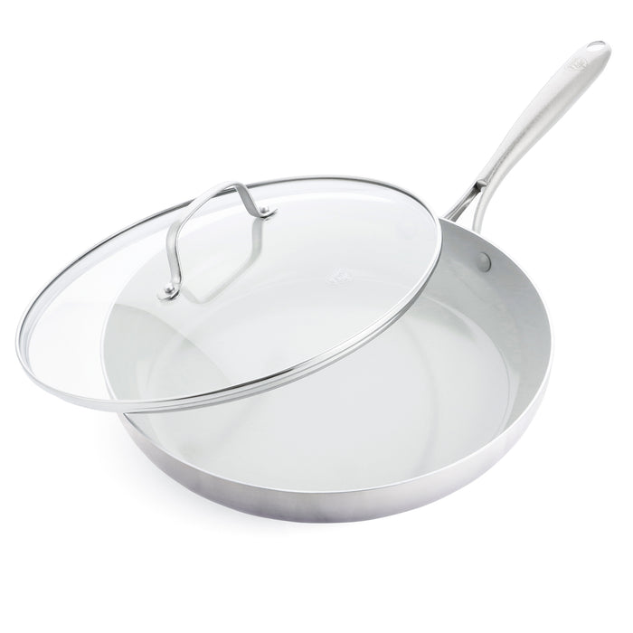 Stainless Pro 12-Inch Frypan with Lid