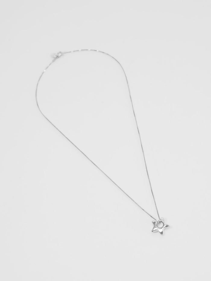 Wolf Circus Star Charm Pendant Necklace in Sterling Silver | Recycled Metals-Necklaces-wolfcircus.com