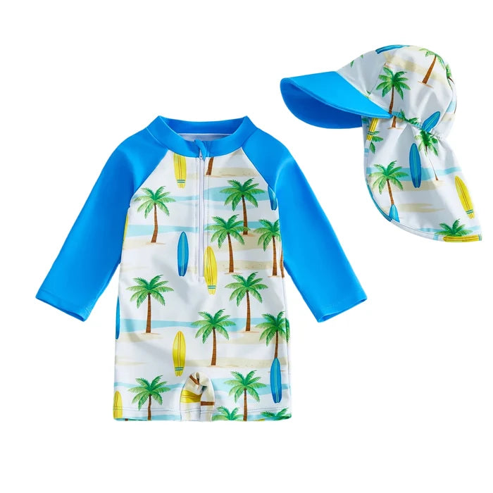 STAR FISH Swimsuit with Sun Hat