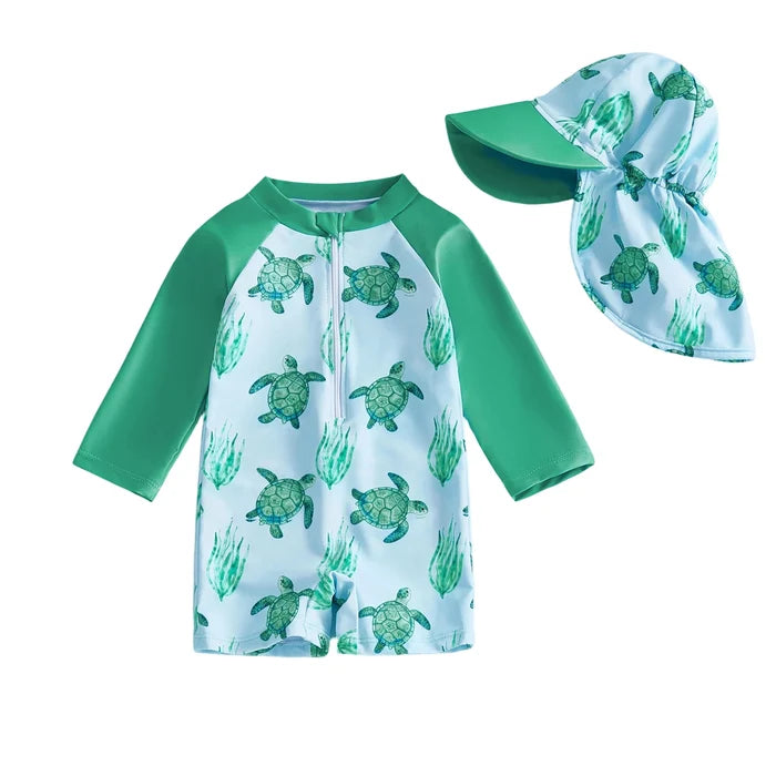 STAR FISH Swimsuit with Sun Hat