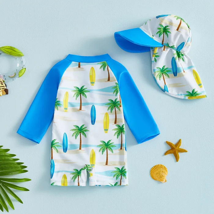 STAR FISH Swimsuit with Sun Hat