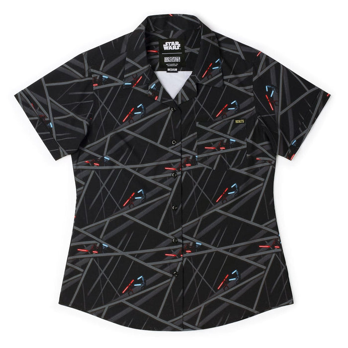 RSVLTS XS Star Wars Women's Short Sleeve Shirt Star Wars™ "The Fall of Mandalore" – Women's KUNUFLEX Short Sleeve Shirt Star Wars™ "The Fall of Mandalore" – Women's KUNUFLEX Short Sleeve Shirt
