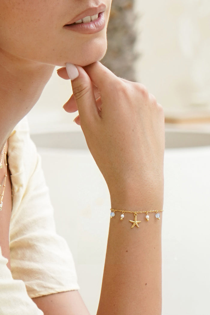 Starfish Charm Bracelet