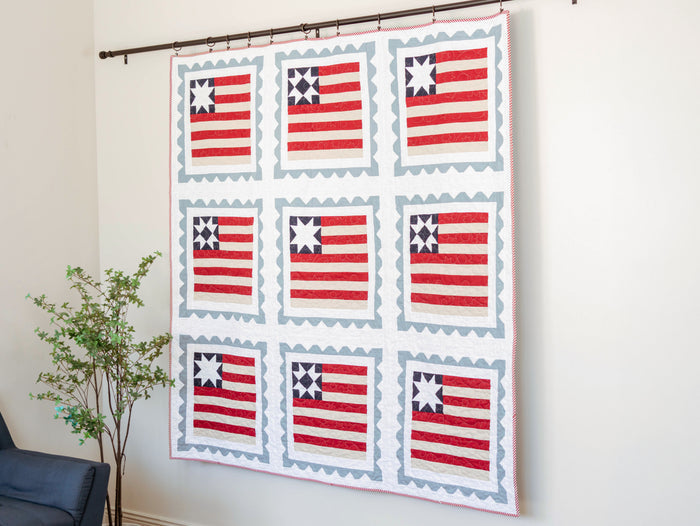 Stars & Stamps Quilt (Downloadable Sewing Pattern)