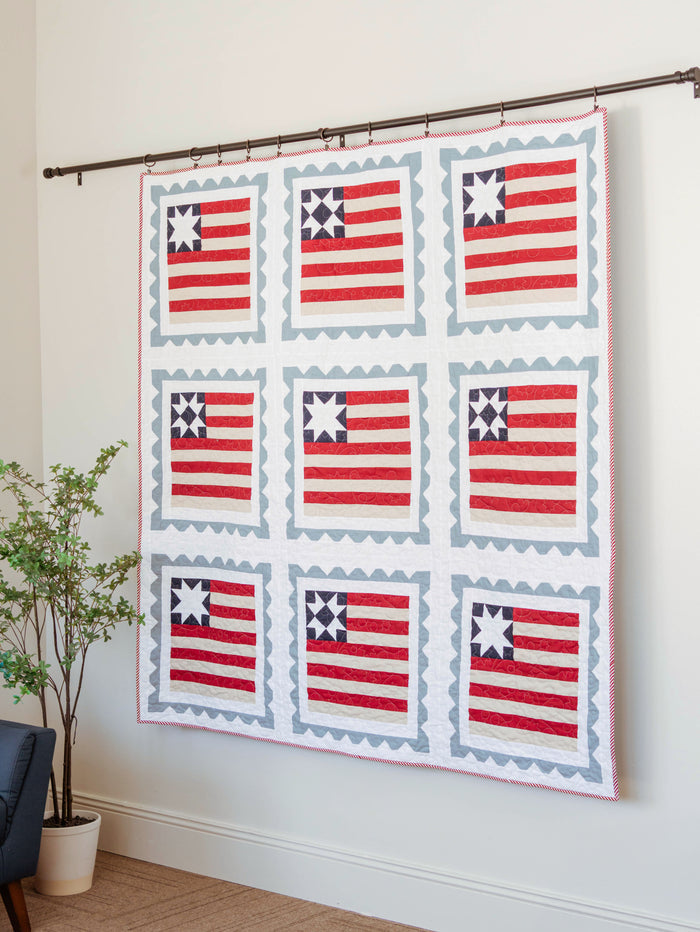 Stars & Stamps Quilt (Downloadable Sewing Pattern)