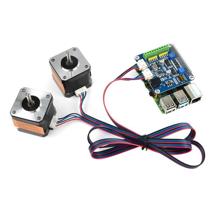 Stepper Motor HAT for Raspberry Pi by Waveshare - The Pi Hut