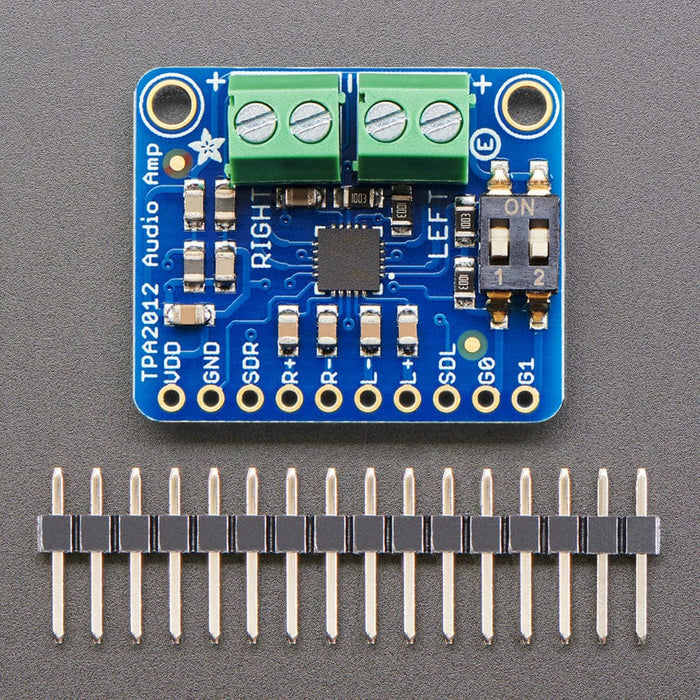 Stereo 2.1W Class D Audio Amplifier - TPA2012 by Adafruit - The Pi Hut