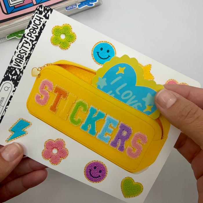 Stickers Varsity Pouch Jumbo Journaling Sticker Pocket