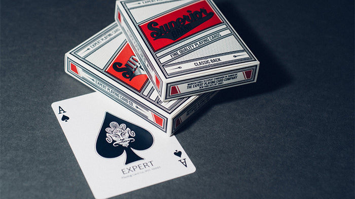 Superior (Red) Playing Cards by Expert Playing Card Co.
