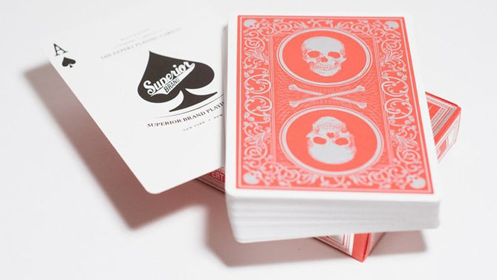 Superior Skull & Bones V2 Playing Cards by Expert Playing Card Co.