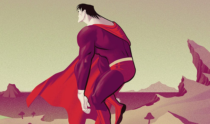 Superman: The Animated Series Bizarro Variant Screenprinted Poster