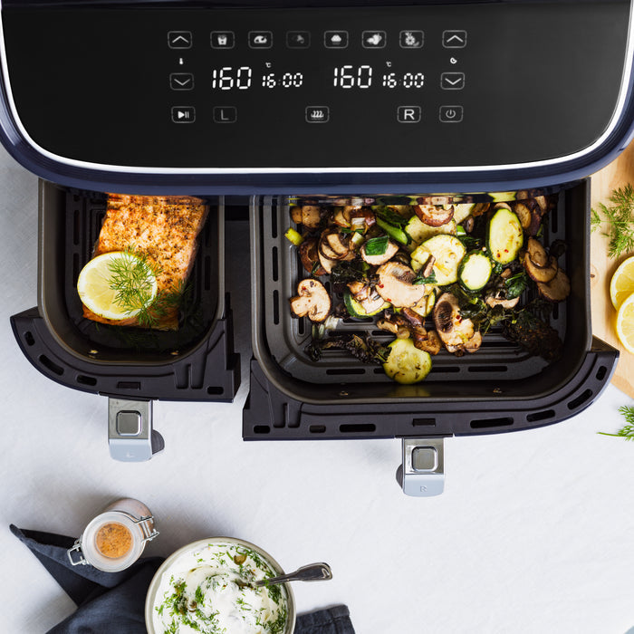 Supreme XXXL Dubbele Air Fryer 3L+6L