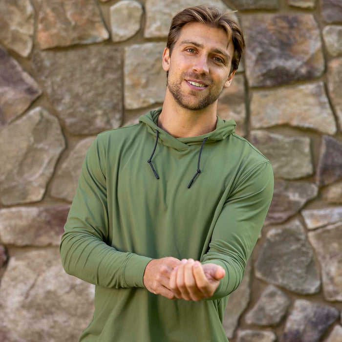 RSVLTS RSVLTS Dark Green _ Performance Hoodie