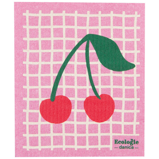 Swedish Dish Cloth - Very Cherry