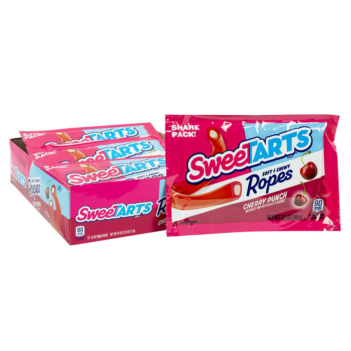 SweeTarts Cherry Punch Chewy Rope Candy - 12 Count