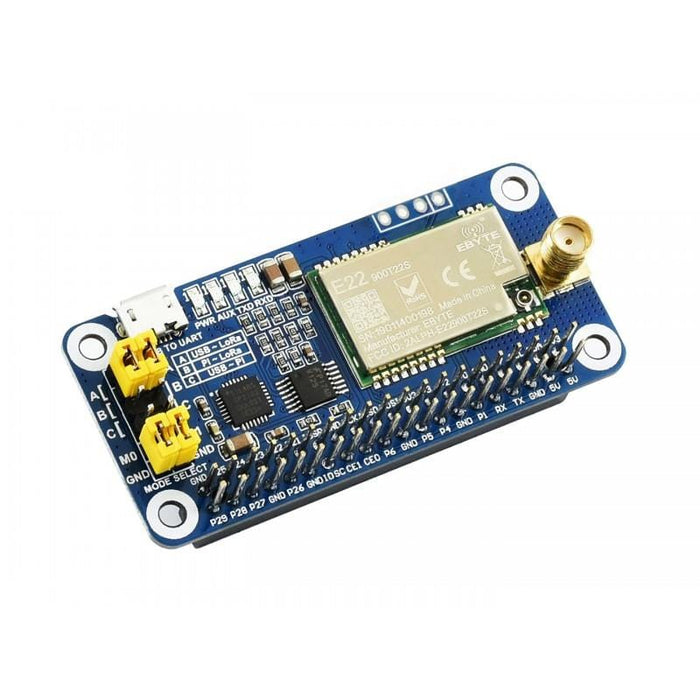 SX1262 LoRa HAT for Raspberry Pi - 868MHz (for Europe, Asia, Africa) by Waveshare - The Pi Hut