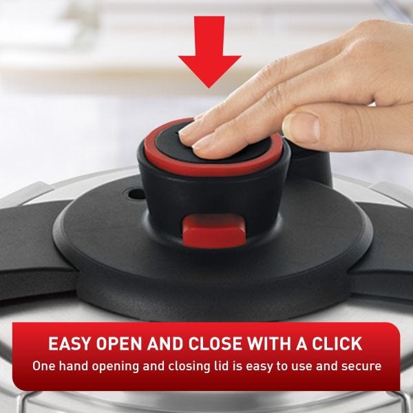 T-FAL 6L Clipso Pressure Cooker - Blemished package with full warranty - P4500732