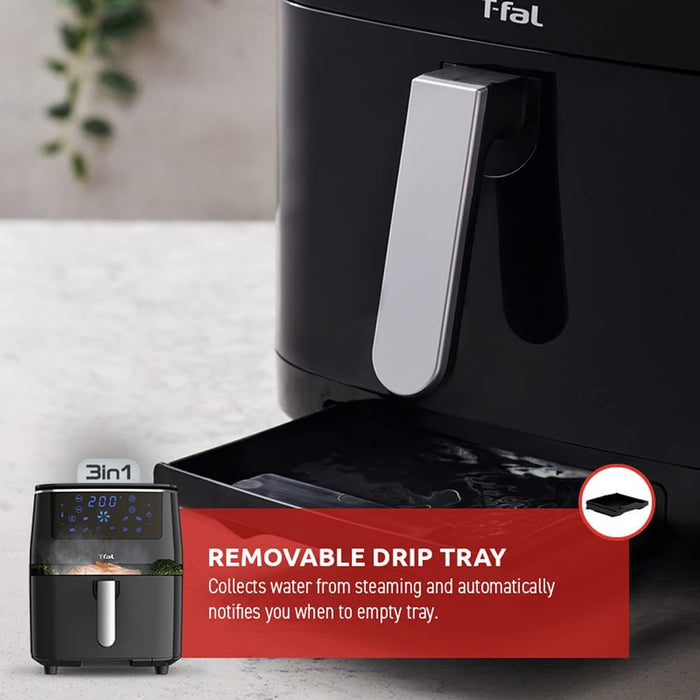 T-FAL Easy Fry Grill & Steam 3in1 XXL Air Fryer -  Blemished package with full warranty - FW201850