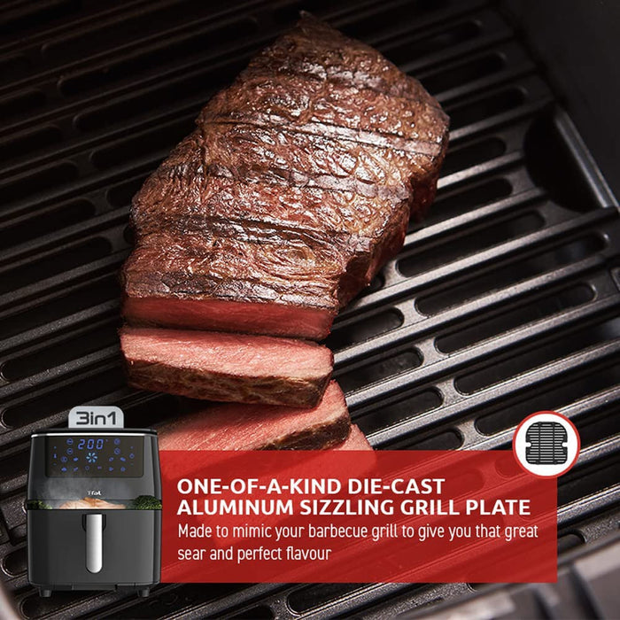 T-FAL Easy Fry Grill & Steam 3in1 XXL Air Fryer -  Blemished package with full warranty - FW201850