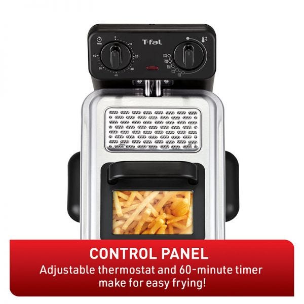 T-FAL Family Pro 3L Deep Fryer - Blemished package with full warranty - FR500051