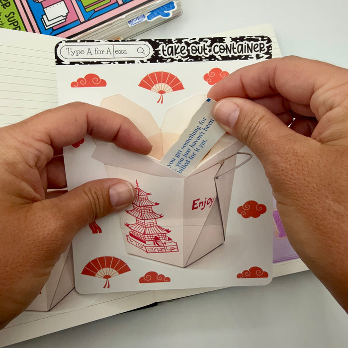 Take Out Jumbo Journaling Sticker Pocket