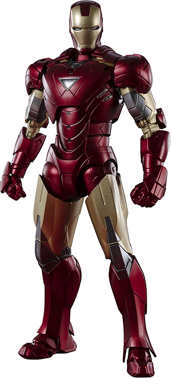 TAMASHII NATIONS Iron Man Mark 6 Battle 2Of New York Edition Avengers Bandai Spirits S.H.Figuarts Red