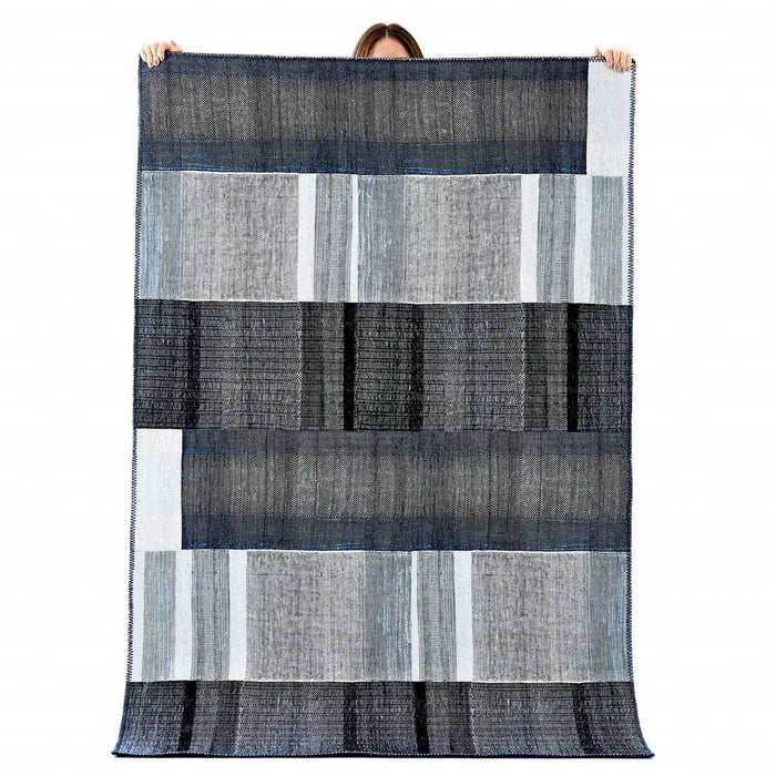 Tapis Kasmır Halı Décoratif Art Trend, Profond Bleu 80X150