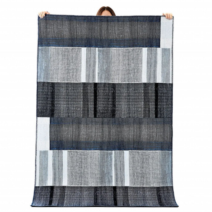 Tapis Kasmır Halı Décoratif Art Trend, Profond Bleu 80X150