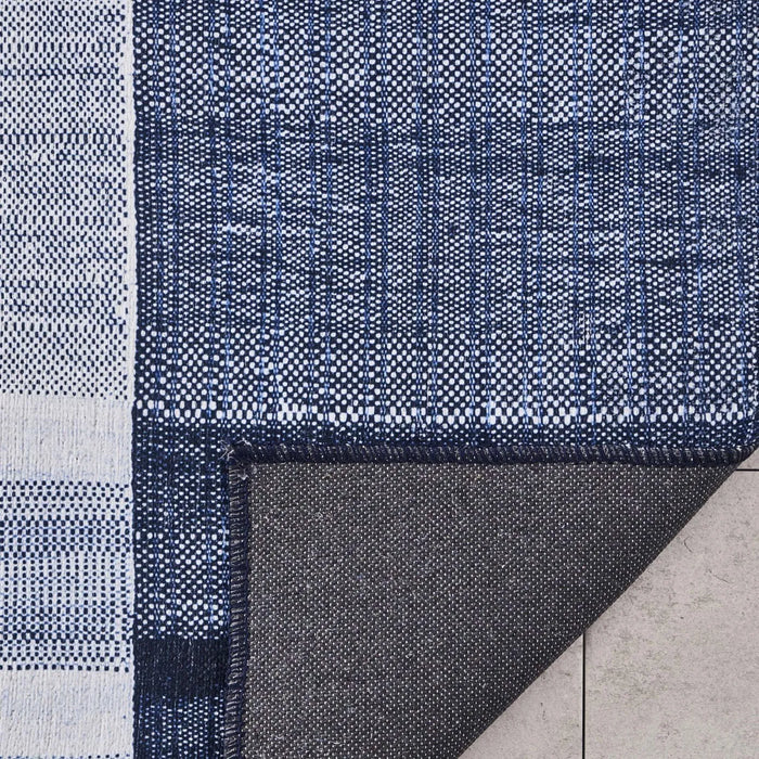 Tapis Kasmır Halı Décoratif  Art Trend, Profond Bleu 80X300