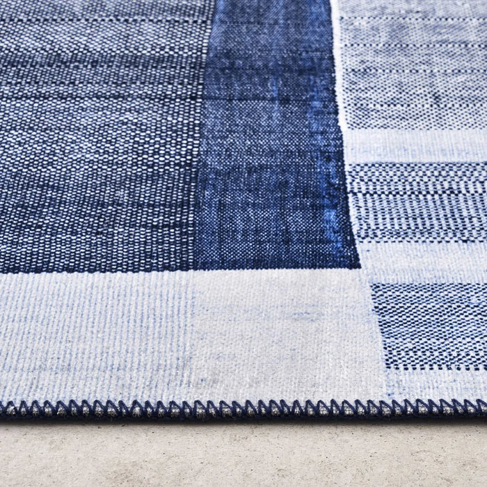 Tapis Kasmır Halı Décoratif  Art Trend, Profond Bleu 80X300