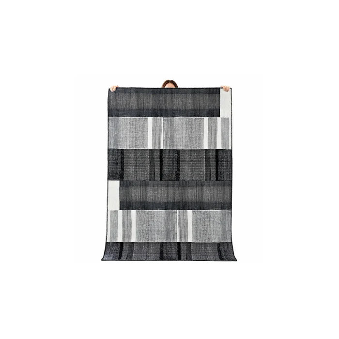 Tapis Kasmır Halı Décoratif Art Trend, Profond Noir, 160X230