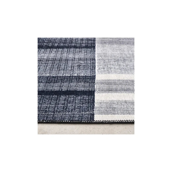 Tapis Kasmır Halı Décoratif Art Trend, Profond Noir, 160X230