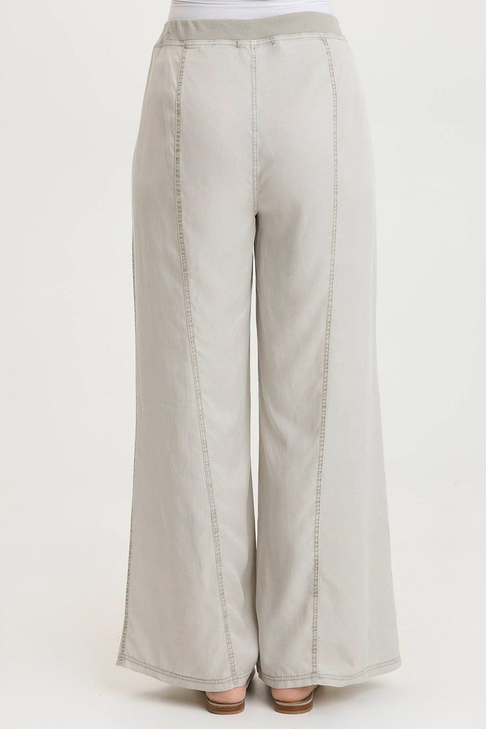 XCVI Tarla Twill Dropped Pocket Wide Leg Pant