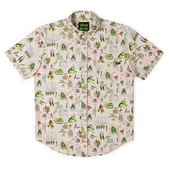 RSVLTS Nickelodeon Short Sleeve Shirt Teenage Mutant Ninja Turtles "Heroes in a Half Sketch" – KUNUFLEX Short Sleeve Shirt Teenage Mutant Ninja Turtles "Heroes in a Half Sketch" – KUNUFLEX Short Sleeve Shirt