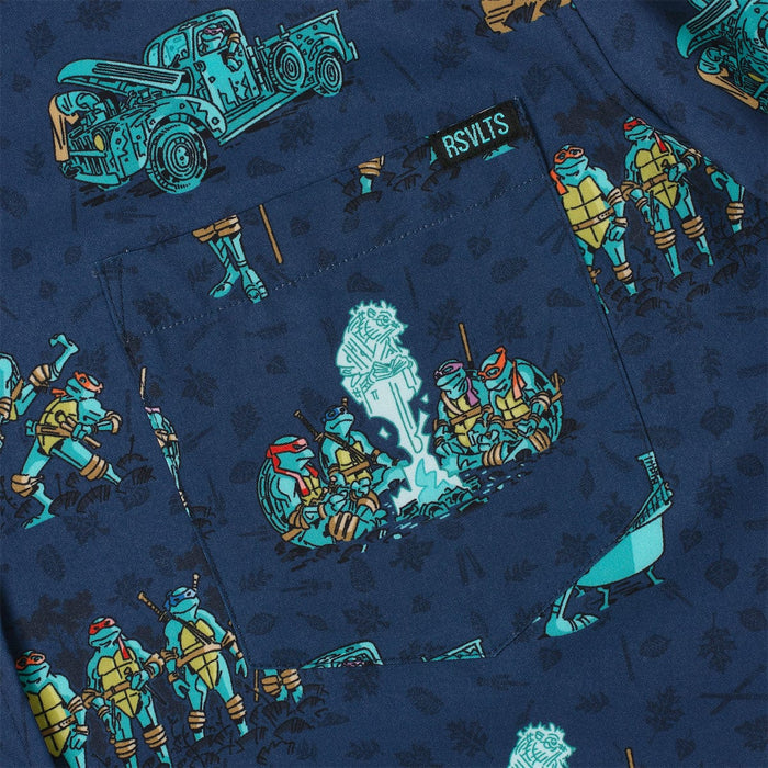 RSVLTS Nickelodeon Short Sleeve Shirt Teenage Mutant Ninja Turtles "It's Time to Go Back" – KUNUFLEX Short Sleeve Shirt Teenage Mutant Ninja Turtles "It's Time to Go Back" – KUNUFLEX Short Sleeve Shirt