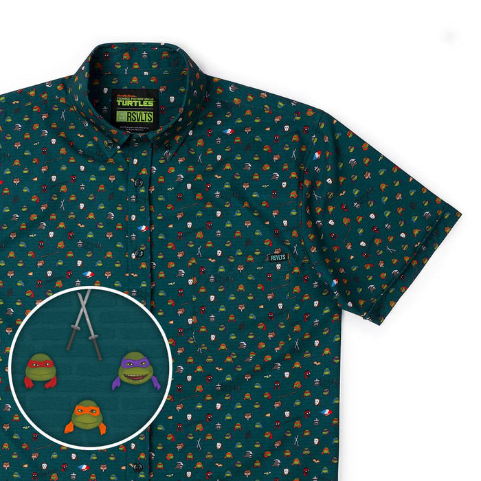 RSVLTS XS Nickelodeon Short Sleeve Shirt Teenage Mutant Ninja Turtles "Underground Icons" – KUNUFLEX Short Sleeve Shirt Teenage Mutant Ninja Turtles "Underground Icons" – KUNUFLEX Short Sleeve Shirt