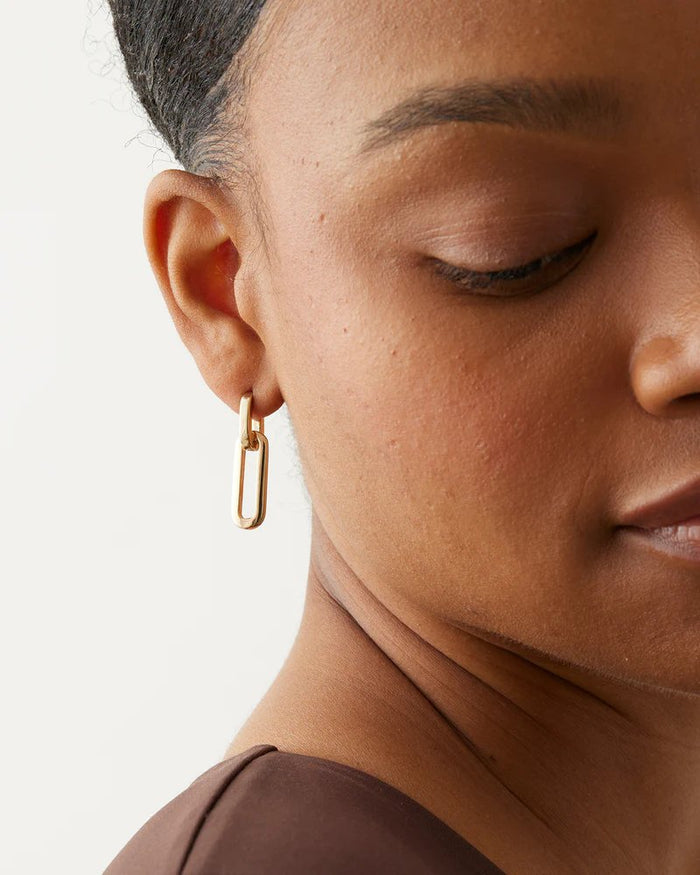 Teeni Detachable Link Earring in High Polish Gold