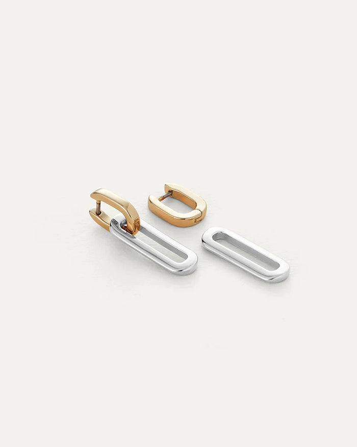 Teeni Detachable Link Earring in Two-Tone