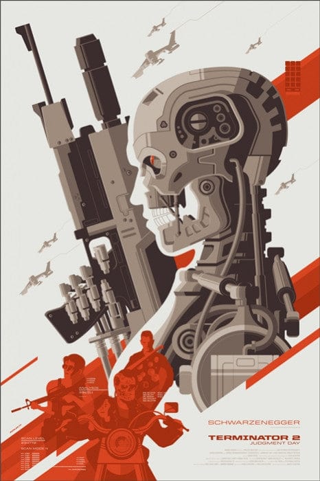 Terminator 2 Judgment Day Tom Whalen poster